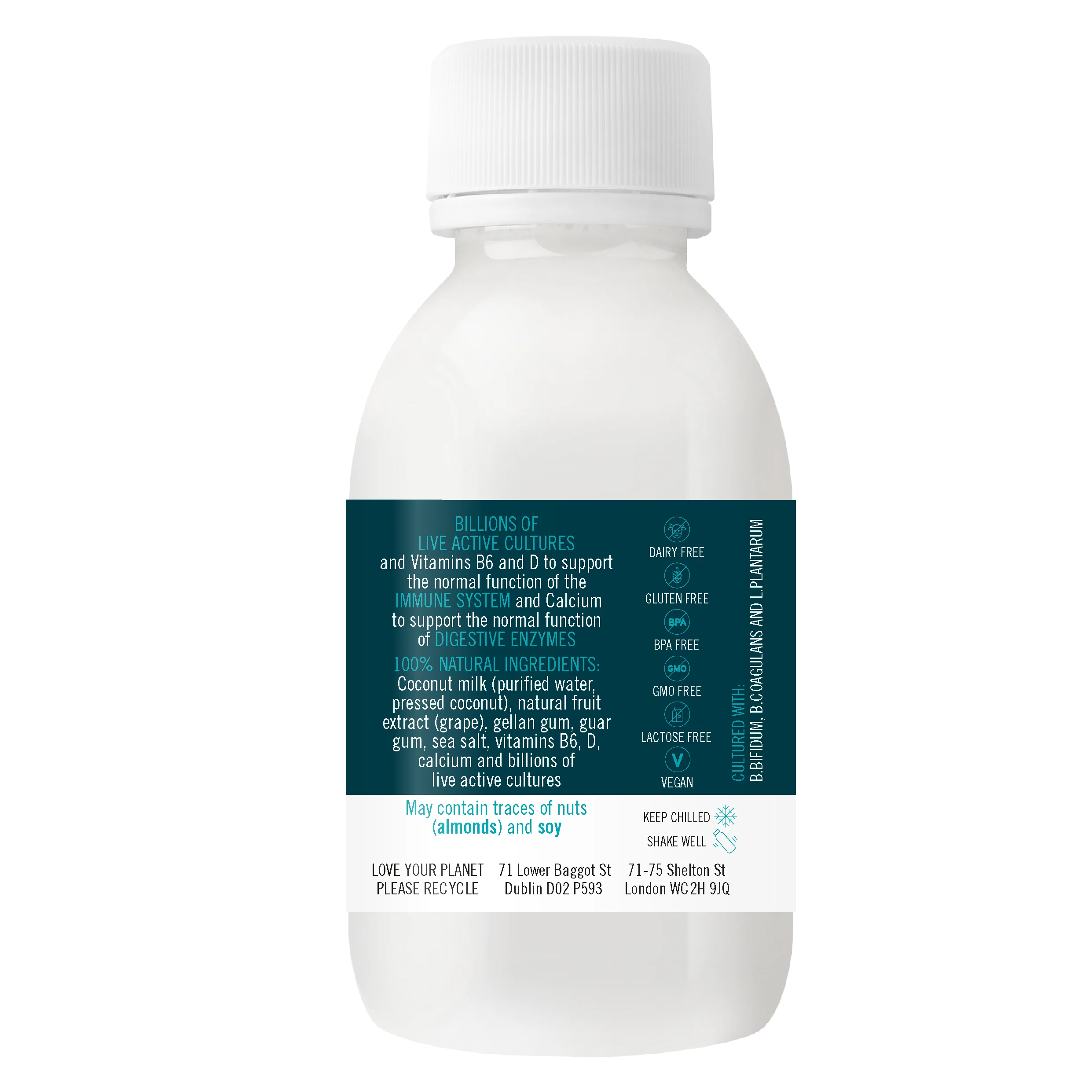 Biomel Dairy-Free Gut Health Shots Mixed Flavours (14 Shots x 125ml @ £1.50 each) - Image 2